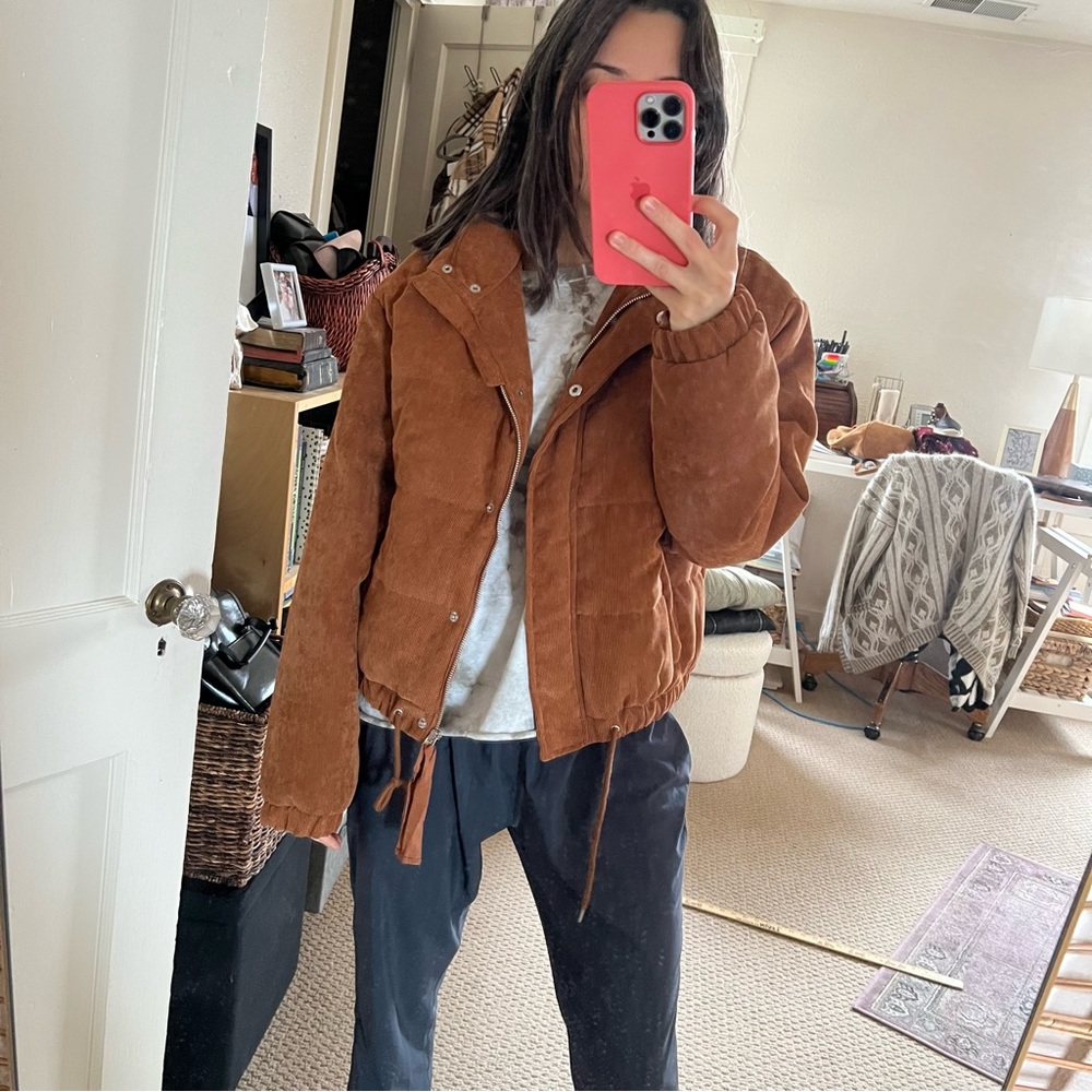 Ashley by 26 International Outerwear Corduroy Bomber Jacket Large - Picture 12 of 12